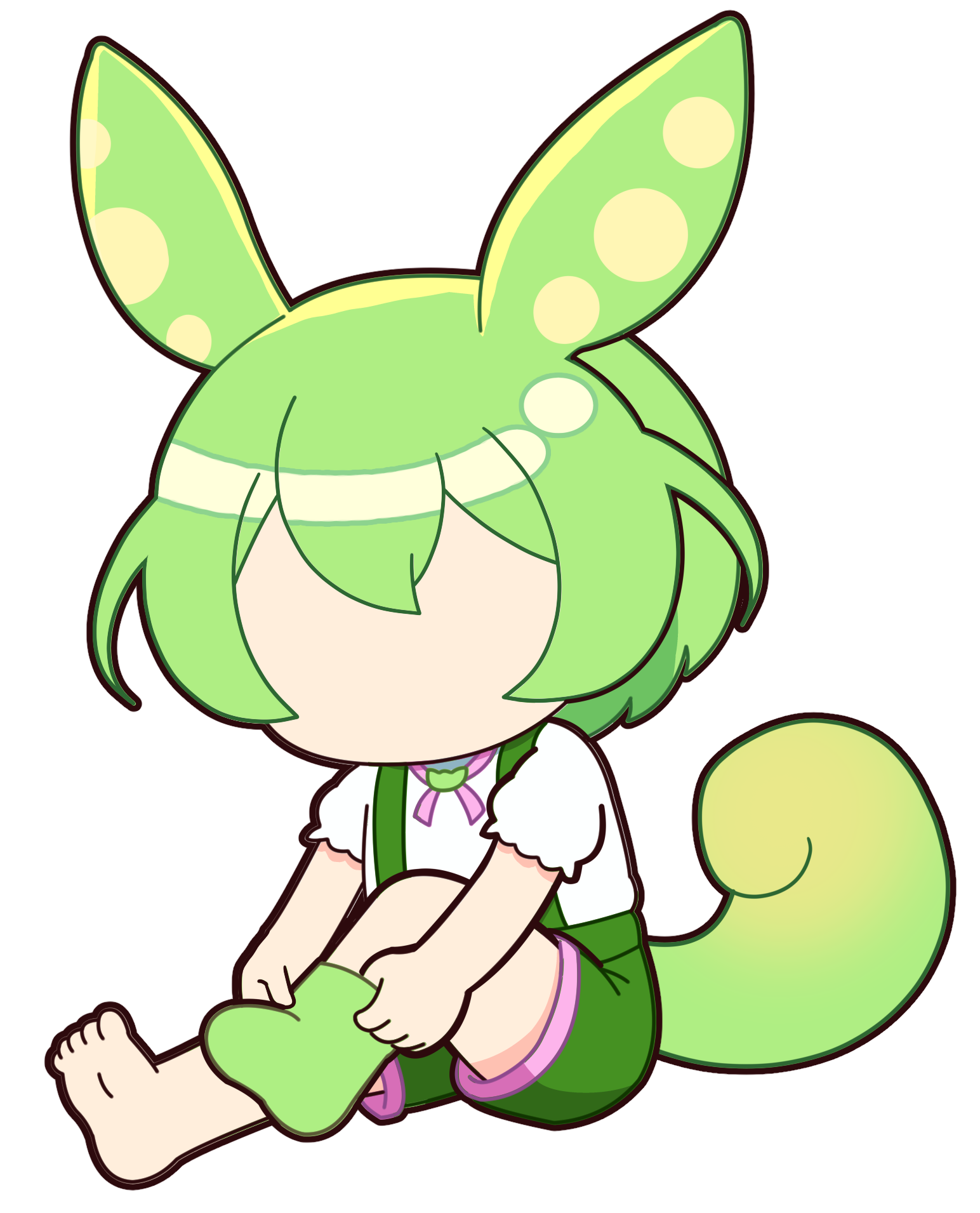 ずんだもんー靴下をはく3.png
